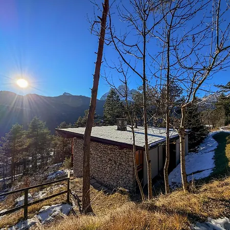Panoramic In The Eni Village Near Cortina Borca di Cadore